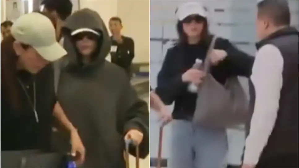 Pocos medios esperaban a la joven, la cual mostró sorpresa al ver a los reporteros que esperaban su llegada. En ese instante, Fátima dirigió su rostro al lado contrario de las cámaras, mismas a las que les dio la espalda