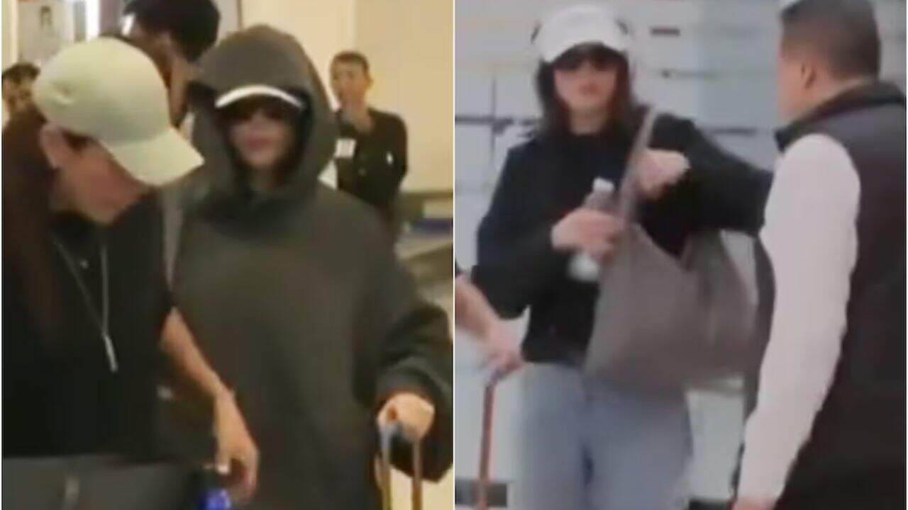 Captan a Fátima Bosch de regreso a México; llevaba capucha y lentes para pasar desapercibida