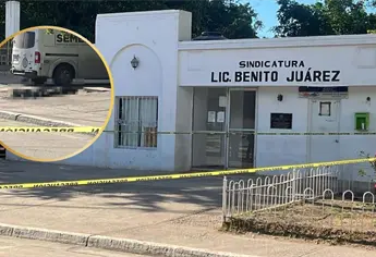 Síndica de Villa Juárez, Navolato resulta herida en balacera afuera de las oficinas de la sindicatura; hay un hombre muerto