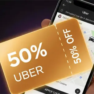Cupón Uber de 50 % de descuento, ¿Cómo obtenerlo?