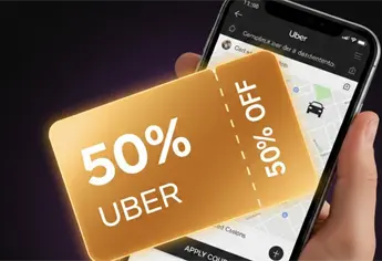 Cupón Uber de 50 % de descuento, ¿Cómo obtenerlo?