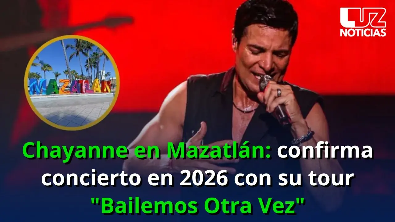 Chayanne en Mazatlán: confirma concierto en 2026 con su tour 