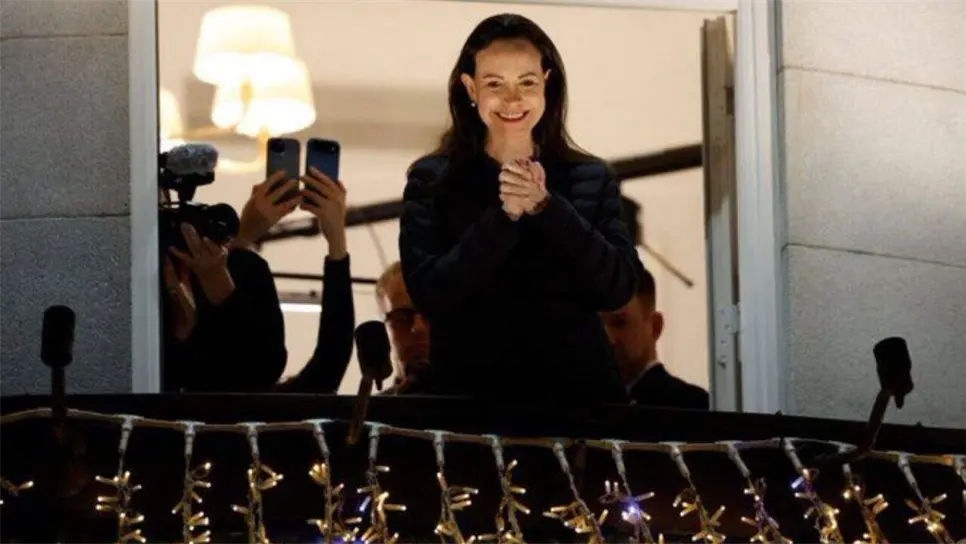 La política venezolana llegó al país nórdico el cual parecía pasar desapercibido, pero al paso de las horas se supo que María Corina llegó en un avión mexicano