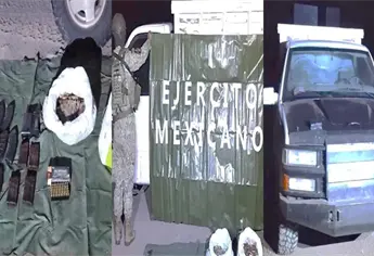 Militares aseguran camioneta con blindaje artesanal en San Ignacio