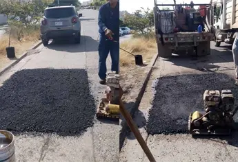 MazBacheton; este 13 de diciembre las brigadas de bacheo trabajan en estas calles de Mazatlán