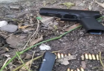 Localizan una pistola con cargador y municiones en Colinas de San Miguel, Culiacán