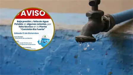 Sin agua colonias del norte de Los Mochis por falla en planta Sin agua colonias del norte de Los Mochis por falla en planta