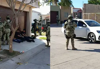Detienen a tres sujetos por robar en una casa en Stanza Torralba en Culiacán