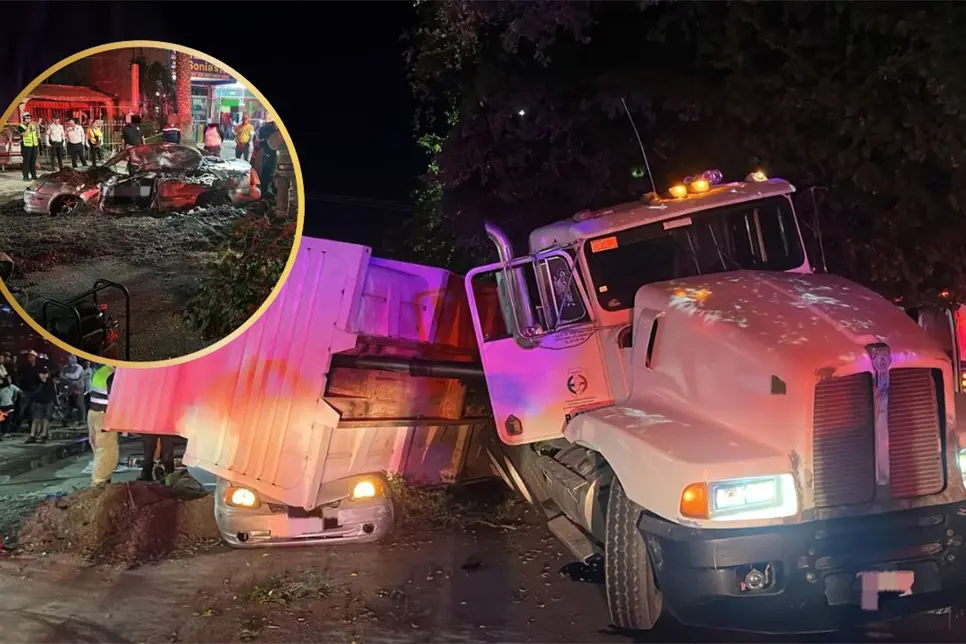 Paramédico de Guasave muere aplastado en su vehículo tras caerle encima la caja de un dompe cargado con arena Paramédico de Guasave muere aplastado en su vehículo tras caerle encima la caja de un dompe cargado con arena