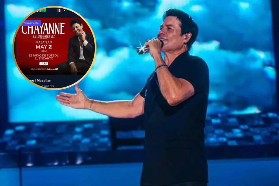 Chayanne en Mazatlán 2026: Esto costarán los boletos, salen a la venta el lunes Chayanne en Mazatlán 2026: Esto costarán los boletos, salen a la venta el lunes