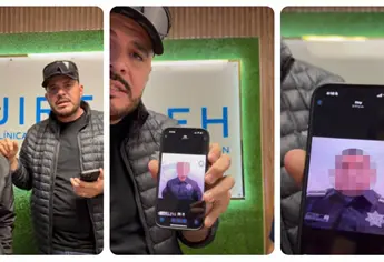 Chikilín exhibe a policías que presuntamente robaron a integrantes de la Patrulla Espiritual