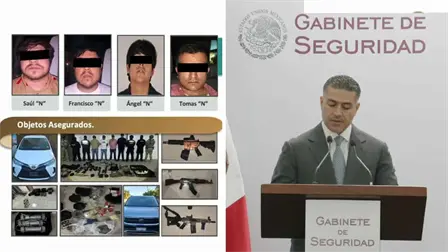 Capturan a El Jaguar y sus tres operadores, responsables de homicidios, robos de vehículo y distribución de droga, en Culiacán