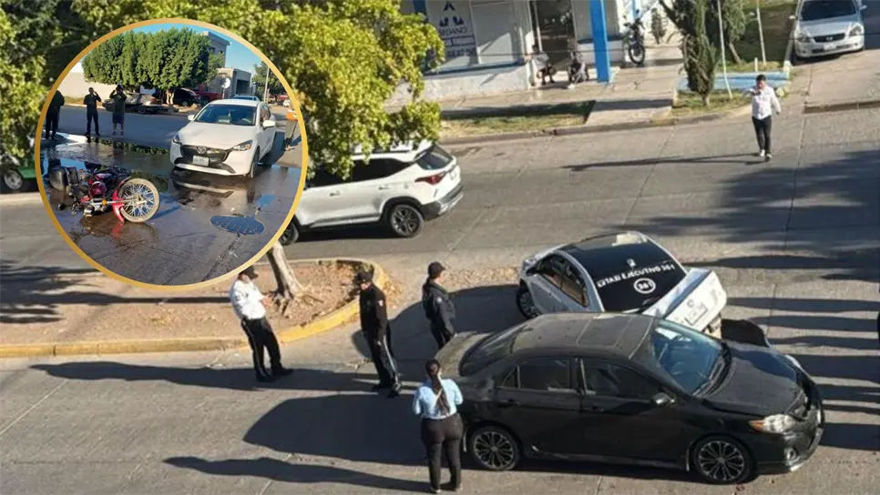 Imprudencia al volante provoca dos accidentes y deja cuatro lesionados en Los Mochis