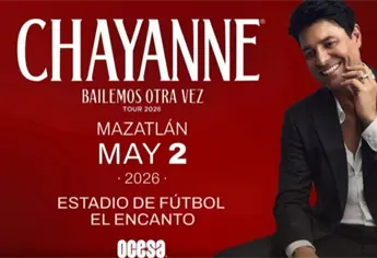 En menos de una hora, Mazatlán casi agota boletos para ver a Chayanne en 2026