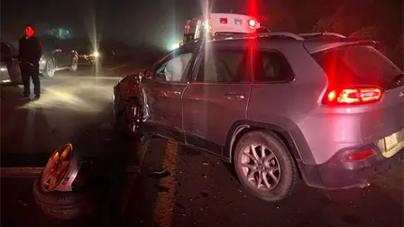 Aparatoso choque en la carretera Los Mochis-Ahome deja dos lesionados Aparatoso choque en la carretera Los Mochis-Ahome deja dos lesionados