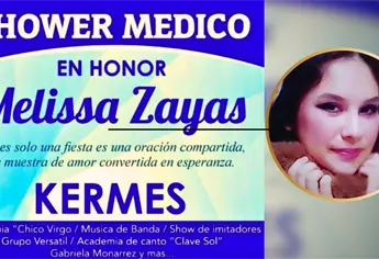 Invitan a shower m&eacute;dico para apoyar a Melissa, la joven baleada en el Ejido M&eacute;xico
