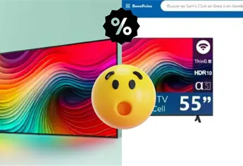 Sam’s Club liquida pantalla LG gigante con casi 50 % de descuento