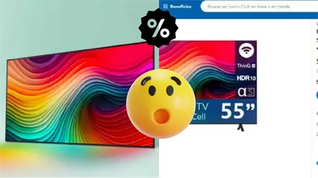 Sam&acute;s Club liquida pantalla LG gigante con casi 50 % de descuento