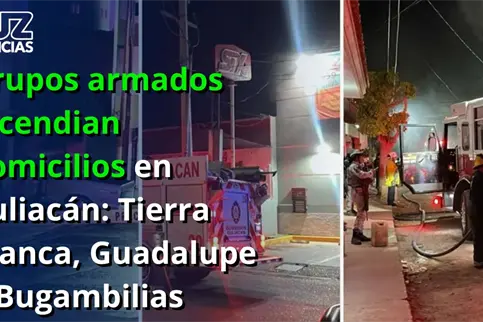 Grupos armados atacan al menos 5 domicilios en menos de 12 horas en Culiac&aacute;n