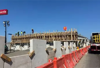 Durante la temporada decembrina, detienen obras del puente Pérez Escobosa, al norte de Mazatlán