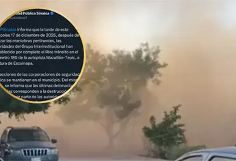 Seguridad Pública confirma detonaciones controladas de explosivos en Escuinapa