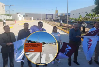 Rubén Rocha inauguró pavimentación del bulevar Zacarías Ochoa en la colonia Viñedos de Los Mochis