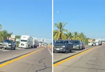 ¡Tras casi 12 horas! Liberan la autopista Tepic-Mazatlán al retirar tráiler quemado