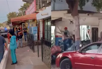 Ri&ntilde;a a machetazos irrumpe desfile navide&ntilde;o y deja un joven herido San Miguel Zapotitl&aacute;n, Ahome