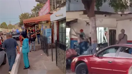 Ri&ntilde;a a machetazos irrumpe desfile navide&ntilde;o y deja un joven herido San Miguel Zapotitl&aacute;n, Ahome