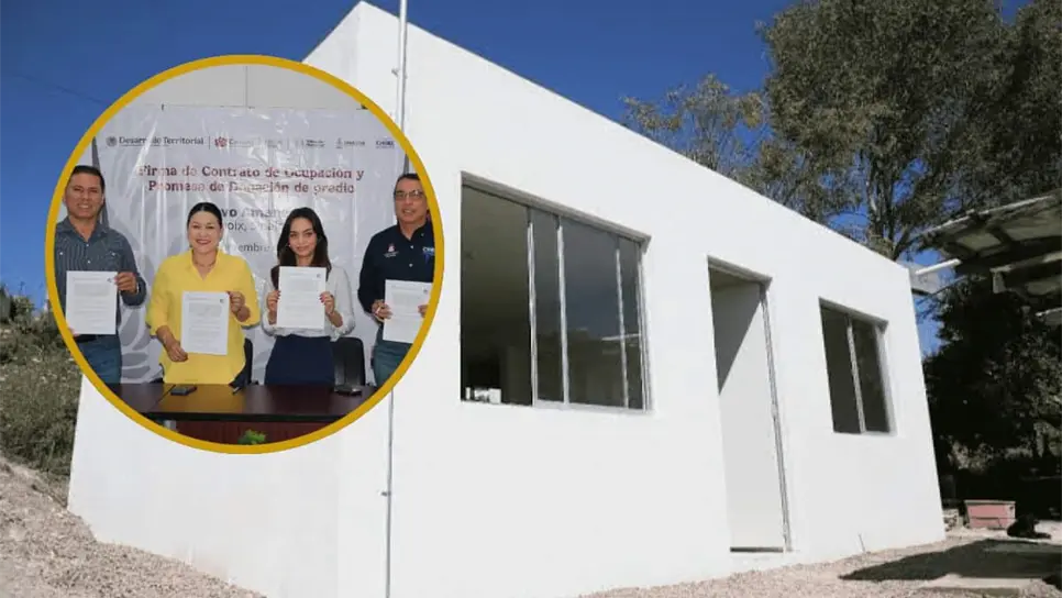 FOTO: Choix formalizó convenio para construir las primeras 160 Viviendas del Bienestar