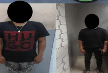 Grupo Interinstitucional detiene a 2 hombres que circulaban en motocicleta robada