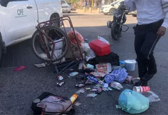 Atropellan a abuelitos y dos nietos en el Centro de Los Mochis; andaban buscando regalos de Navidad