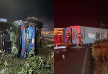 Camionazo en Huatabampo Sonora, deja un muerto y 41 personas heridas