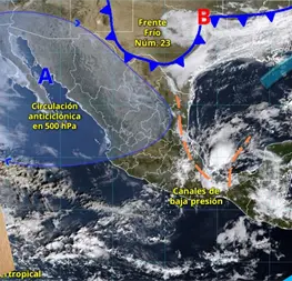 &iquest;Navidad tropical en Sinaloa? As&iacute; estar&aacute; el clima este 23, 24 y 25 de diciembre de 2025