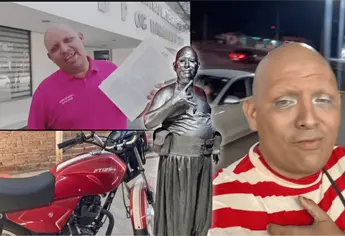 Roban motocicleta a El Plateado en la colonia Anáhuac de Los Mochis | VIDEO