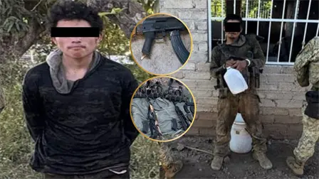 Aseguran a 4 hombres con armas largas y municiones; hay dos menores de edad detenidos en Escuinapa