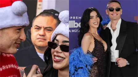 La sinaloense Kenia Os reparte juguetes junto a Peso Pluma a ni&ntilde;os en Estados Unidos