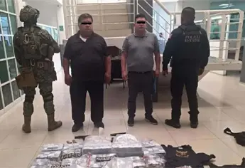 Así sacaron 37 de millones de pesos en efectivo de una camioneta donde detuvieron a 2 hombres