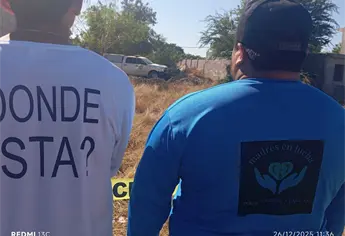 Colectivo Madres en Lucha localiza un cuerpo en una noria de Villa Ju&aacute;rez, Navolato