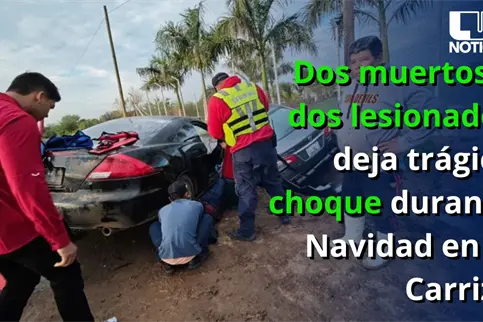 Dos muertos y dos lesionados deja tr&aacute;gico choque durante Navidad en El Carrizo