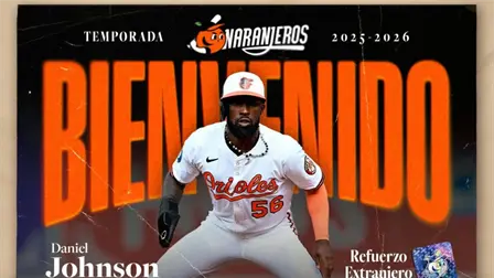 Naranjeros refuerza su outfield con la llega de Daniel Johnson