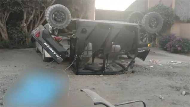 Mujer pierde la vida tras volcadura de vehículo 4x4 en la zona de Cerritos de Mazatlán Mujer pierde la vida tras volcadura de vehículo 4x4 en la zona de Cerritos de Mazatlán