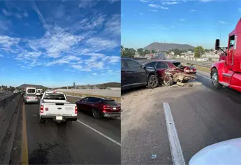 Carambola en la M&eacute;xico 15 en el puente desnivel deja siete lesionados y cuantiosos da&ntilde;os