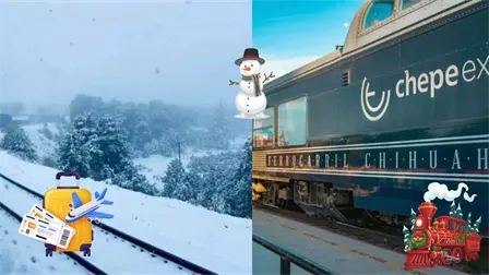 Chepe Express bajo la nieve: &iquest;Cu&aacute;l es la mejor temporada para recorrer las Barrancas del Cobre?