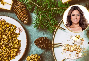 Ritual de Año Nuevo 2026: así funcionan las lentejas de Galilea Montijo para atraer dinero