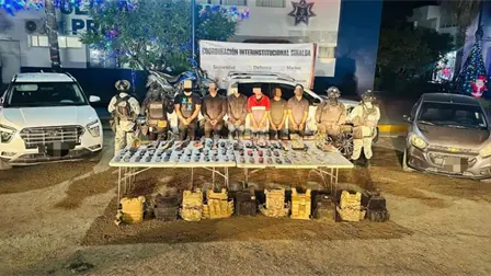 Megaoperativo en San Pedro, Navolato, deja 3 abatidos y 6 detenidos