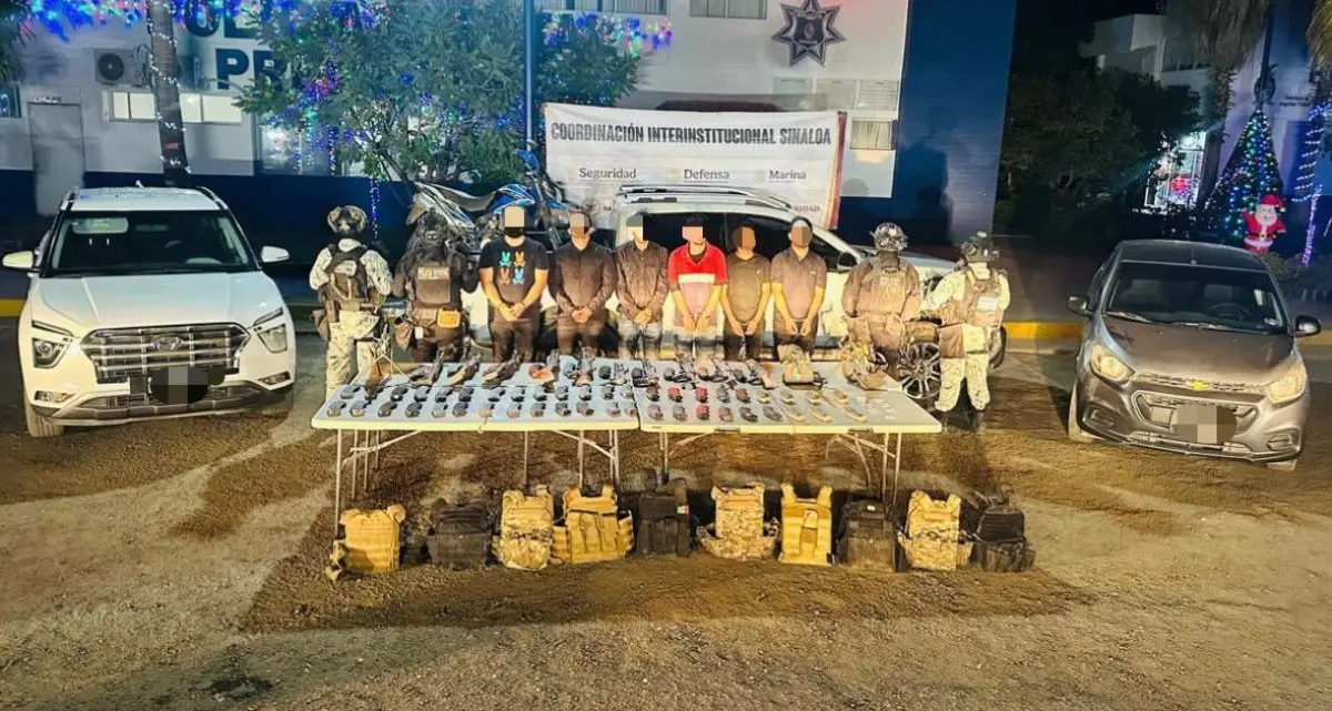 Megaoperativo en San Pedro, Navolato, deja 3 abatidos y 6 detenidos