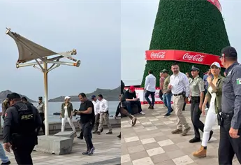 Estrella Palacios supervisa operativo de logística para evento de fin de año en Malecón de Mazatlán