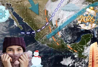 México despide el 2025 entre hielo, lluvias extremas y calor sofocante