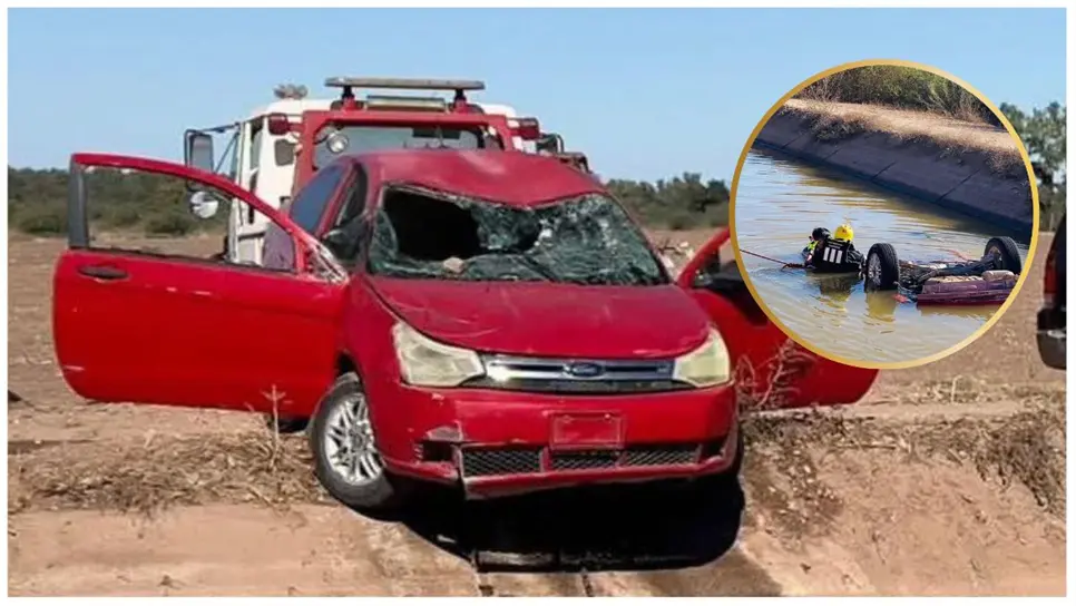 Los jóvenes viajaban en una camioneta cuando cayeron a un canal de riego. FOTO: Facebook